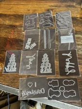 LOT OF 12 Close to my Heart CTMH Thin Cuts assorted models NEW, HARD TO FIND