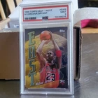 Topps 1998 East-West #EW5 Michael Jordan Kobe Bryant PSA 9 Graded Card