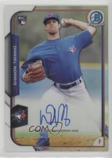 2015 Bowman Chrome Rookie Refractor 249/499 Daniel Norris #BCAR-DN Auto 0v1