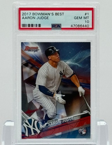 ⚾ 2017 Bowman's Best #1 - Aaron Judge Rookie Card (RC) - PSA 10 Gem Mint