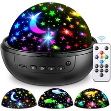Night Light for Kids, 93 Lighting 3 Films Kids Night Light Projector, Remote ...