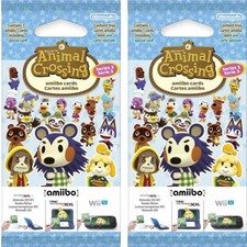 Nintendo Animal Crossing Amiibo Cards - Series 3 - 2 Pack - 6 Cards Total Ninte