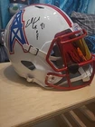 Houston Oilers Replica Helmet with Visor Signed By Earl Campbell HOF 91