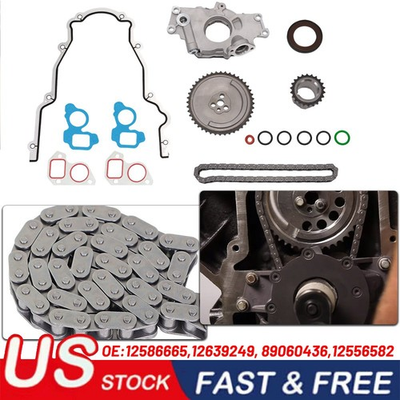 #ad New Oil Pump With Timing Chain Kit for Chevrolet GM 4.8L 5.3L 6.0L LS1 LS2 LS3 $75.99