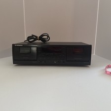Pioneer Stereo Double Cassette Deck Model CT-W502R AC 120 V. 60 Hz 16 W