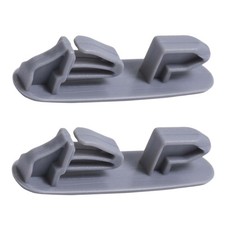 WP8565925 Dishwasher Rack Track Stop Clip Top Parts Pessimistic, 2 Pcs