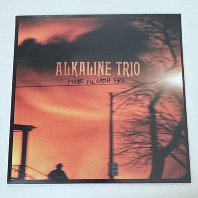 Alkaline Trio Maybe I'll Catch Fire LP Blue/Green Vinyl Record New