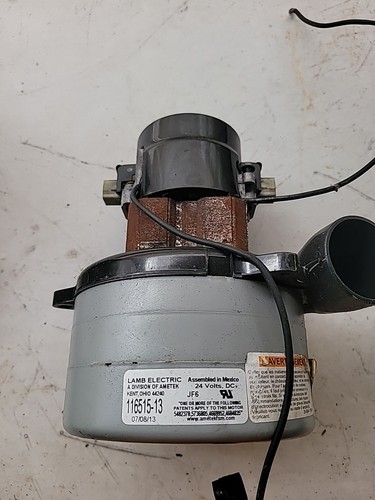 VACUUM MOTOR BY LAMB 116515-13, 24V DC, WALK BEHIND SCRUBBERS 