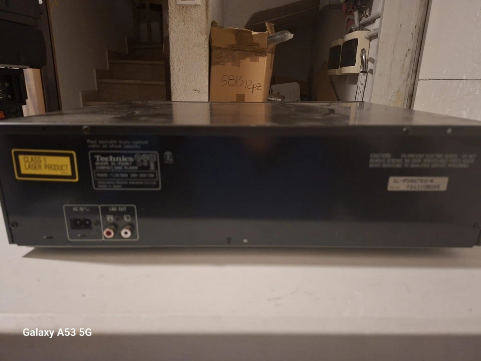 Technics SL-PD867 Lettore CD Compact Disc 5 Disc - Immagine 2 di 4