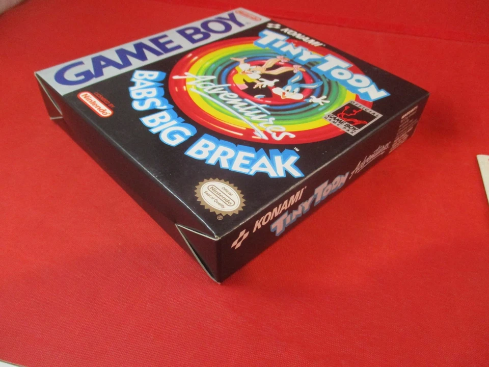 Tiny Toon Adventures: Babs' Big Break (Nintendo Game Boy 1992) COMPLETO con caja #R Foto 2 de 4