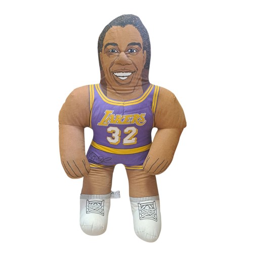 VTG 1991 Ace Novelty MAGIC Johnson Plush Pillow Doll NBA Lakers 26” Tall - Picture 1 of 9