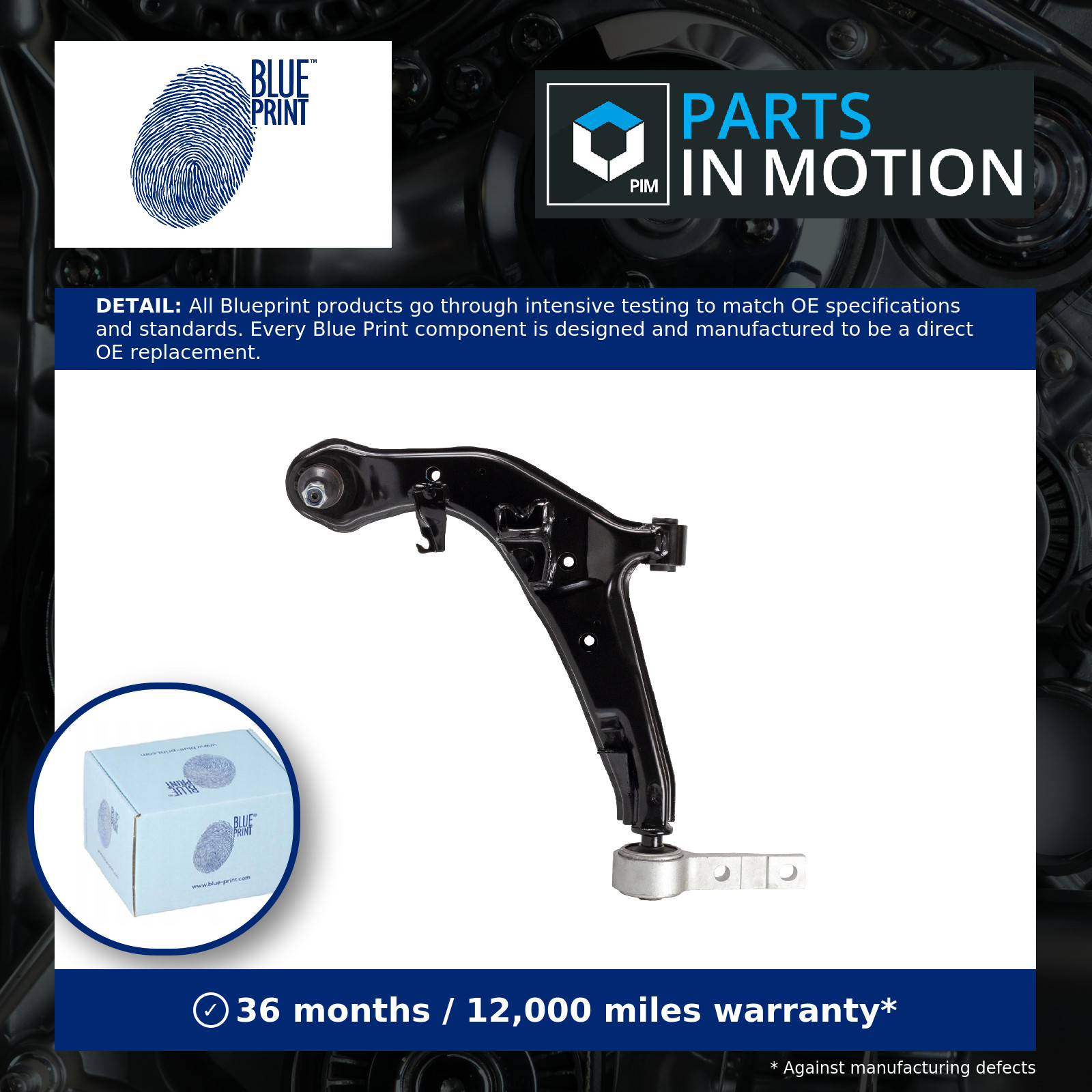Wishbone / Suspension Arm fits NISSAN PRIMERA P12, WP12 2.2D Front Lower, Left