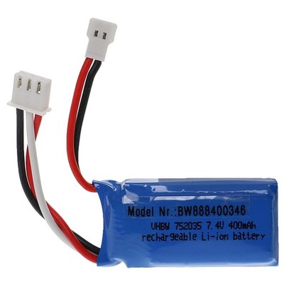 RC Akku Modellbau XH 2.54 2P 400mAh 7,4V