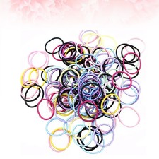 200 Pcs Kids Hair Ring Ponytail Holders Childrens Accessories Ties