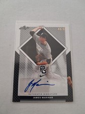2016 Leaf Perfect Game Baseball AUTO BLACK / 50 JAMES MARINAN #BA-291
