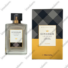 GINGHAM LEGEND Bath  Body Works Men's Collection Cologne 3.4oz - RARE - NEW