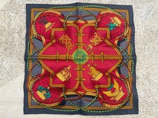 Hermes Scarf Carre 40 Horse Formal Wear Unused in Box
