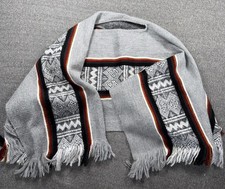 Tejidos Imalaya Poncho 100 Wool Aztec Western