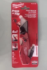 Milwaukee 48-22-1505 FASTBACK 6-in-1 Folding Utility Knives