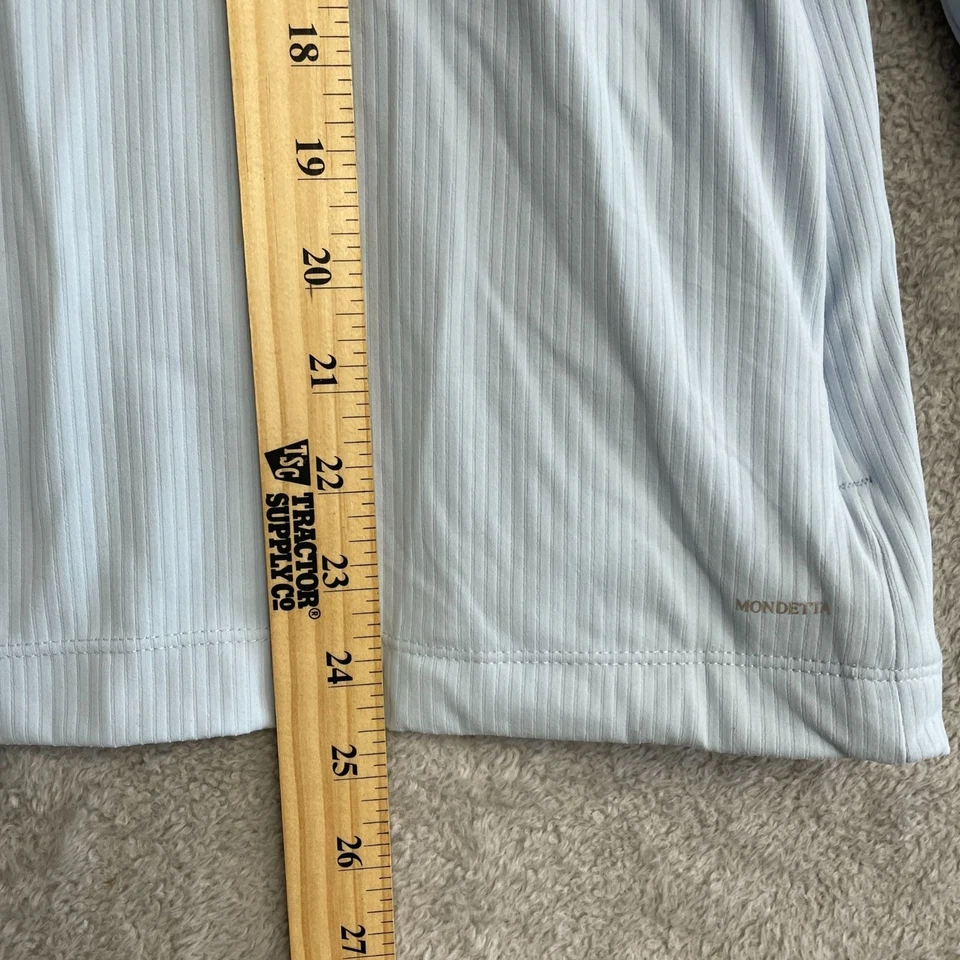 Mondetta Mujer M Azul Claro Manga Larga Media Cremallera Pullover Sudadera Foto 4 de 4