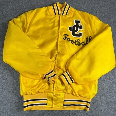 Vintage Yellow Bomber Jacket State Champs 1975-78 Mens Large