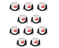 Gator Cableworks Backline Series 20' XLR Microphone Cable x10