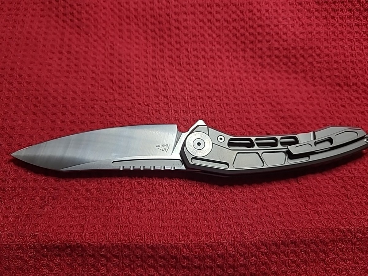 Two Suns Folding Gray Titanium Handle TS45 D2 | eBay