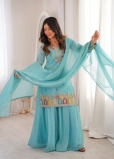 Pakistani Dress Salwar Kameez Ready To Wear Suits Indian Wedding Party 3 Piece M