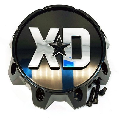 KMC XD Gloss Black Center Cap 1636S16-H50, 8X6.5/165/180