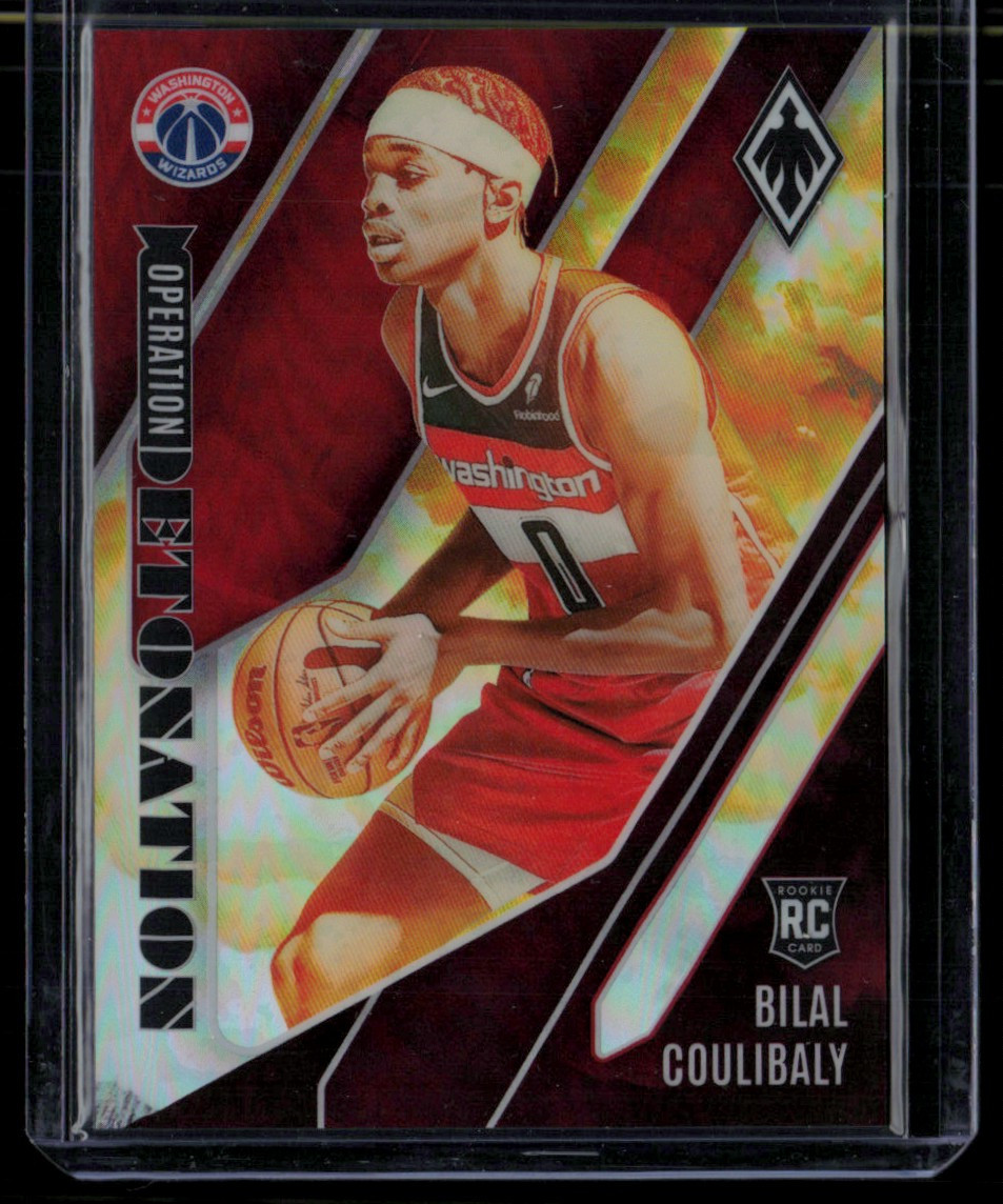 2023-24 Panini Phoenix Operation Detonation Red Bilal Coulibaly Rookie 015/125