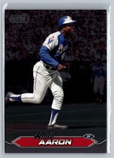 2024 Topps Stadium Club - Hank Aaron #39 Black Foil Braves