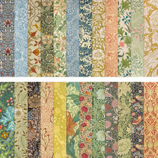 24 Sheets Scrapbook Paper 12 X 12 Double-Sided Scrapbooking Cardstock Vintage Fl