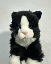Animal Alley Toys R Us Black Tuxedo Cat Vintage Plush Stuffed Animal
