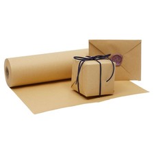 Kraft Paper Roll 12 x 1200 In, Brown Shipping Paper for Gift Wrapping 100 Feet 