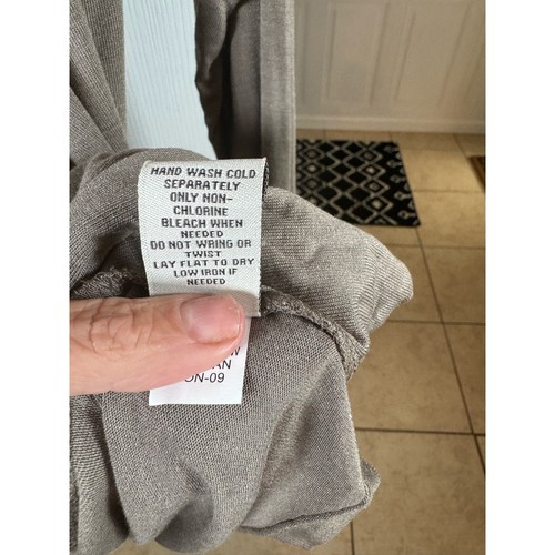 Nuevo con etiquetas Suéter Fever Jocky Suave Ligero Para Mujer XL Beige Tostado Volantes Manga Larga - Imagen 8 de 10