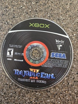 ToeJam & Earl III: Mission to Earth (Microsoft Xbox, 2002) Tested! DISC ONLY!
