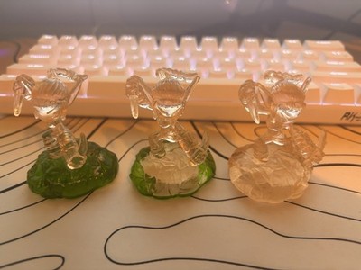 Custom Skylanders Clear 3D Printed Resin Stealth Elf Figure (Works In Game)