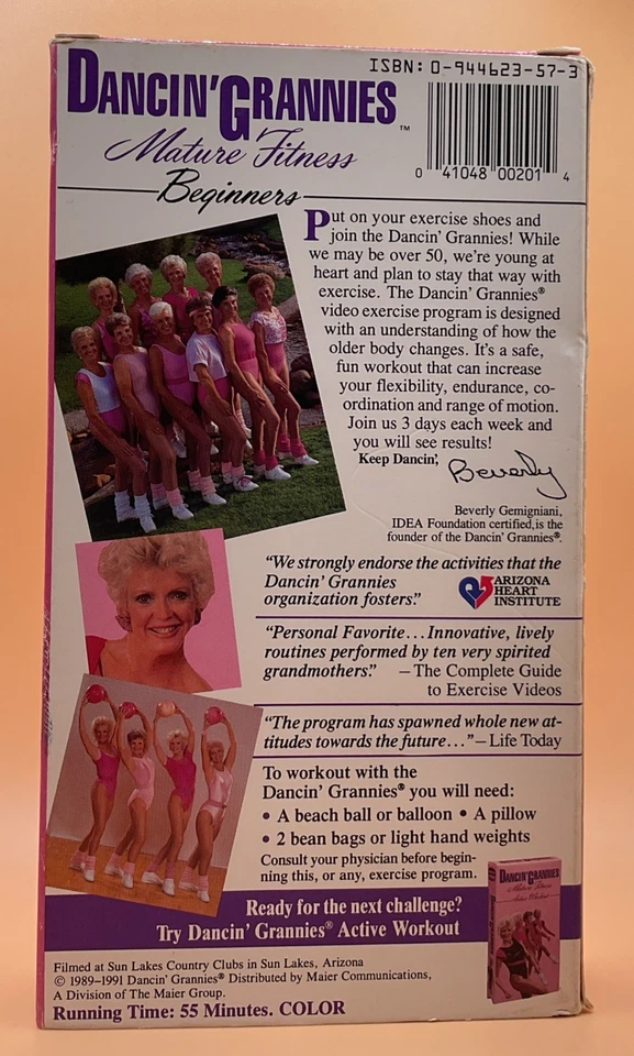 Dancin' Grannies - Mature Fitness Beginners VHS 1991 **Buy 2 Get 1 Free** - Image 2 of 3