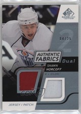 2008-09 SP Game Used Edition Platinum Jersey 4/25 Shawn Horcoff Dual Patch 10gc