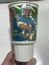 Vintage 1995 McDonald's Looney Tunes Plays~Dan Marino~Forgot To Duck~Plastic Cup