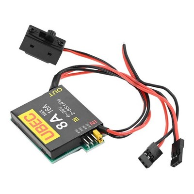 2-8S LiPo UBEC-8A BEC 5.2/6.0/7.4/8.4V Servo Independent Power Supply