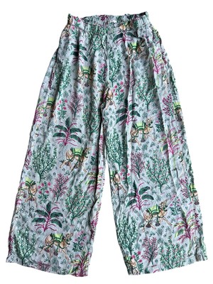 PRINTFRESH Luxury Lounge PJ Pants in Camel s Courtyard Print w Pockets Whimsy XS