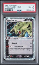 2004 POKEMON POP SERIES 1 #17 TYRANITAR EX-HOLO PSA 8 on eBay