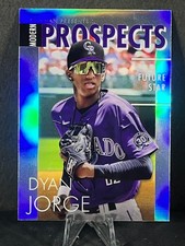 2023 Bowman Presents Modern Prospects Dyan Jorge #MP-10 Chrome Prospect Insert