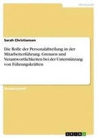 Sarah Christiansen | Die Rolle Der Personalabteilung In Der...
