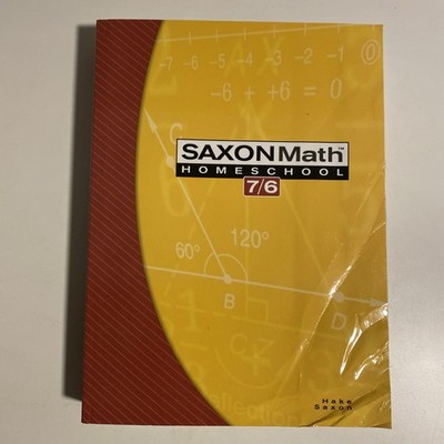 #2 Saxon Math 7/6: Homeschool Edition Student Text No Writing Damaged