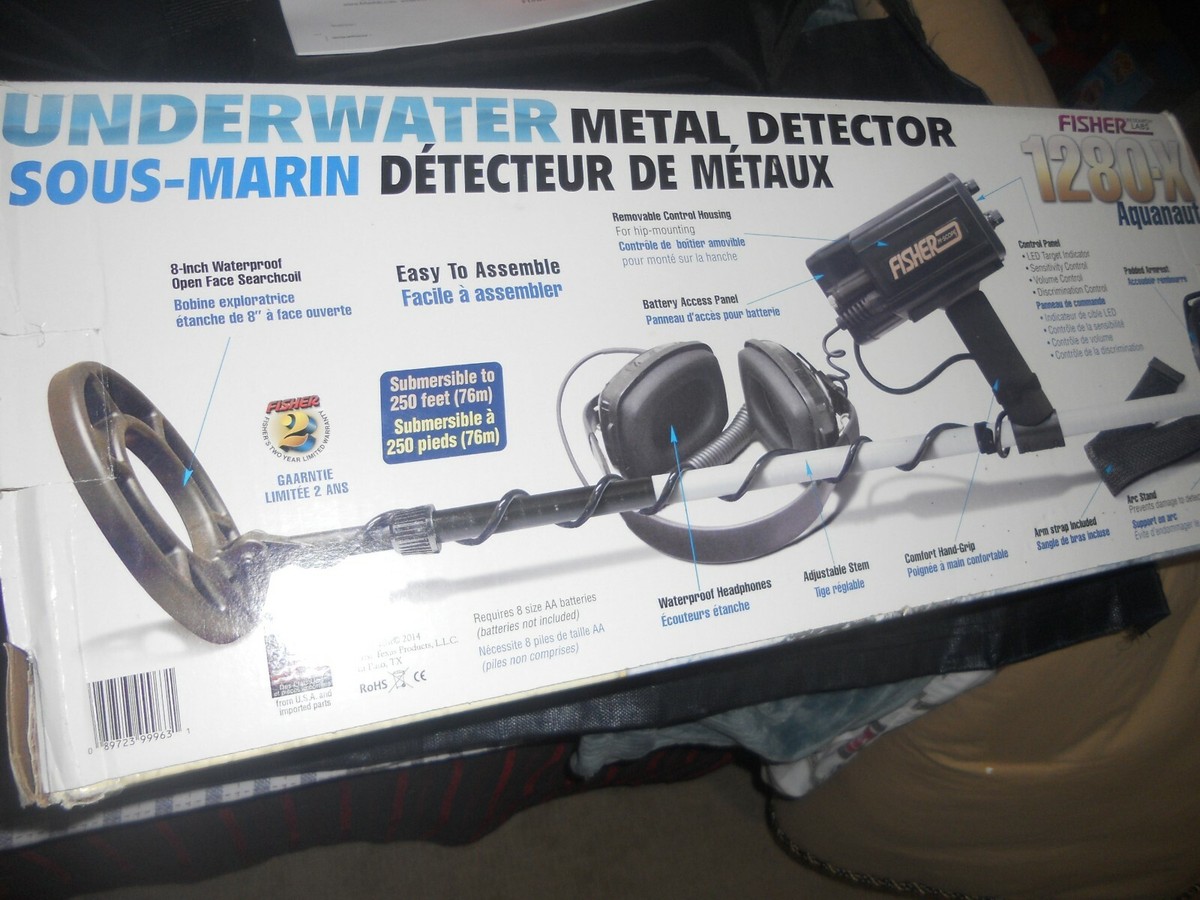Fisher M-Scope 1280-X AQUANAUT Metal Detector w/ Headphones Fisher M-Scope 1280-X AQUANAUT Metal Detector w/ Headphones