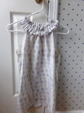 ANN TAYLOR SILK Sleeveless Halter Top Shirt Size 2 Womens Flowing Summer Spring