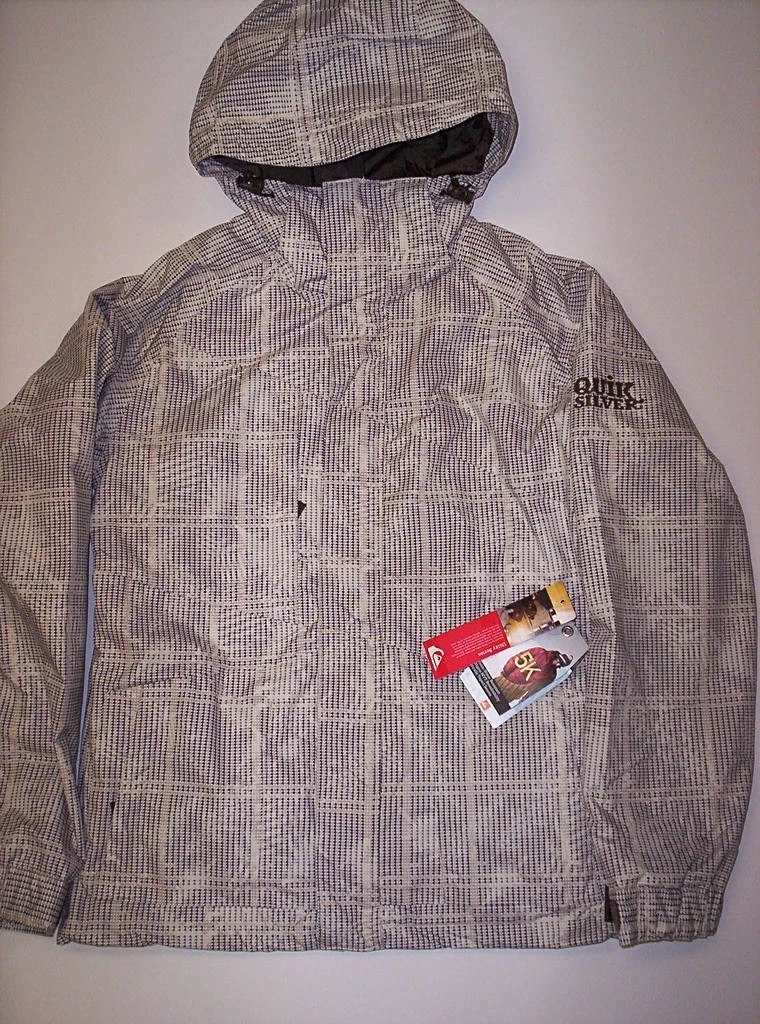 QUIKSILVER Men's U-RAMP Snow Jacket - BGE - Large - NWT
