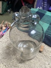 4.5L GLASS MONEY SAVING BOTTLE SWEAR JAR *TAKES £1 COINS